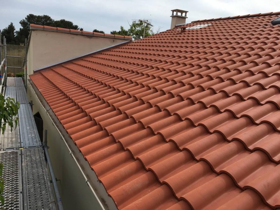Photo d'une toiture Niçoise