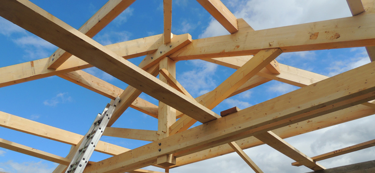 photo d'une charpente